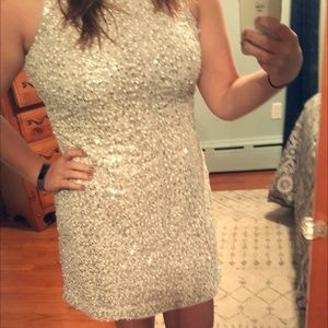 White House Black Market Sequins Cocktail Dress